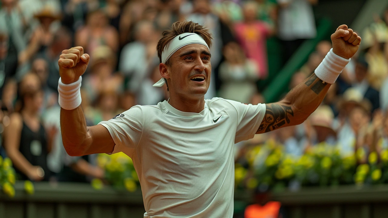 Francisco Comesaña asombra al mundo del tenis con su gran actuación en Wimbledon