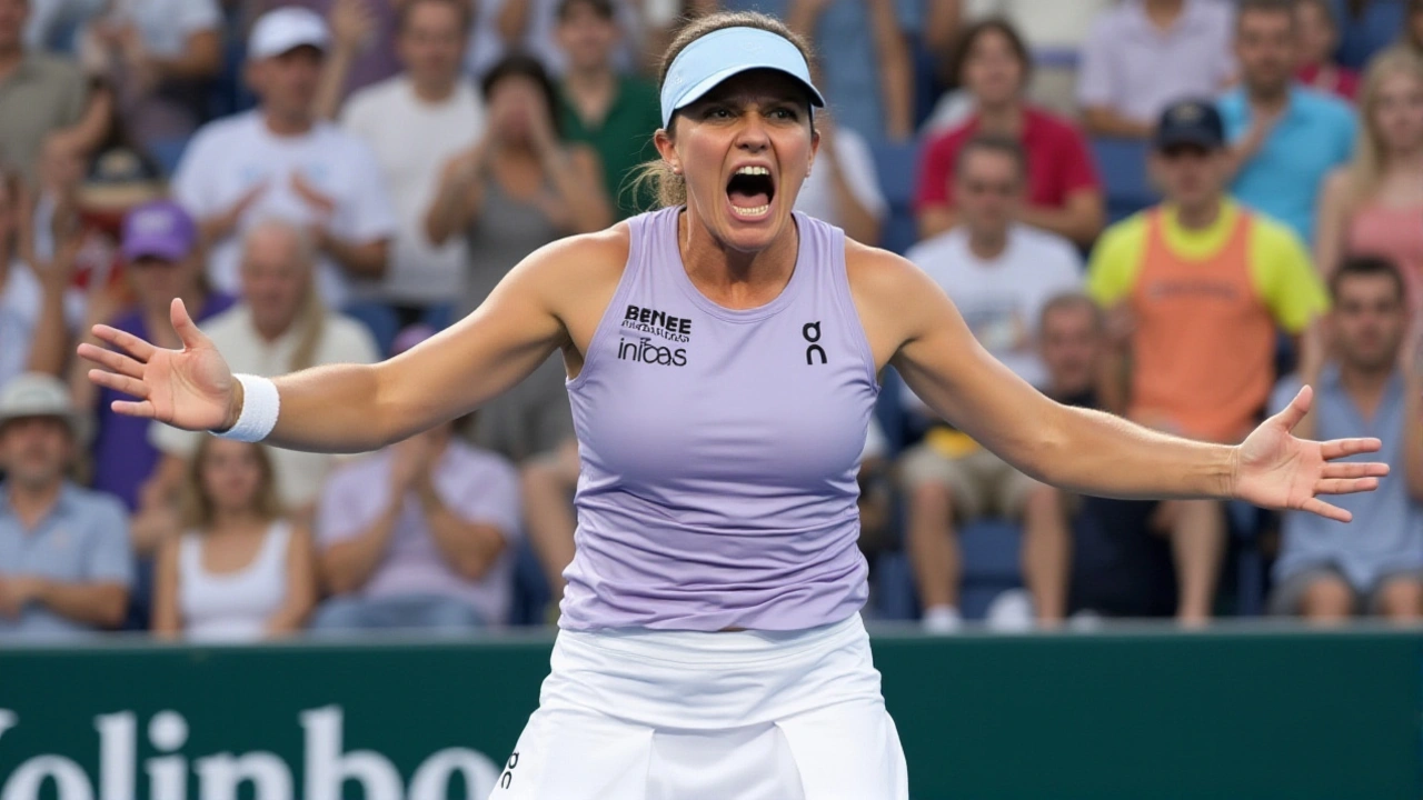 Iga Świątek detiene cámara en semifinal de Cincinnati